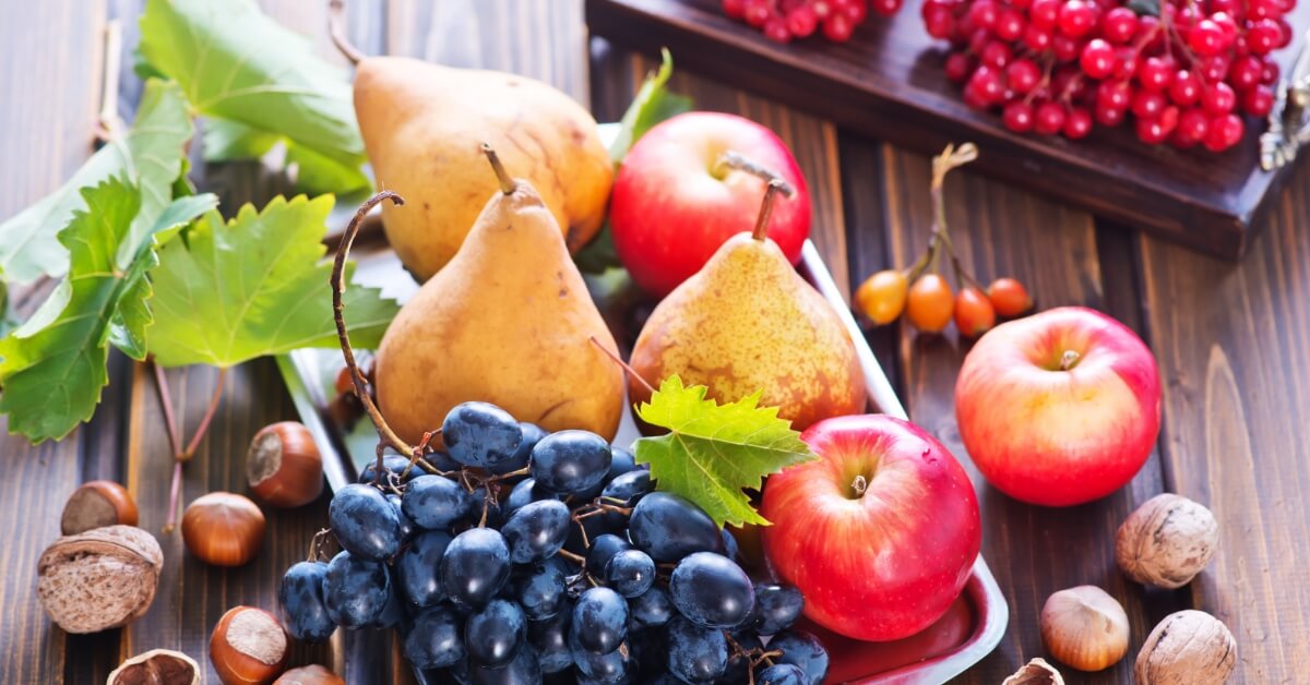 Frutta autunnale per affrontare il cambio di stagione