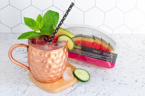Moscow Mule all'anguria 