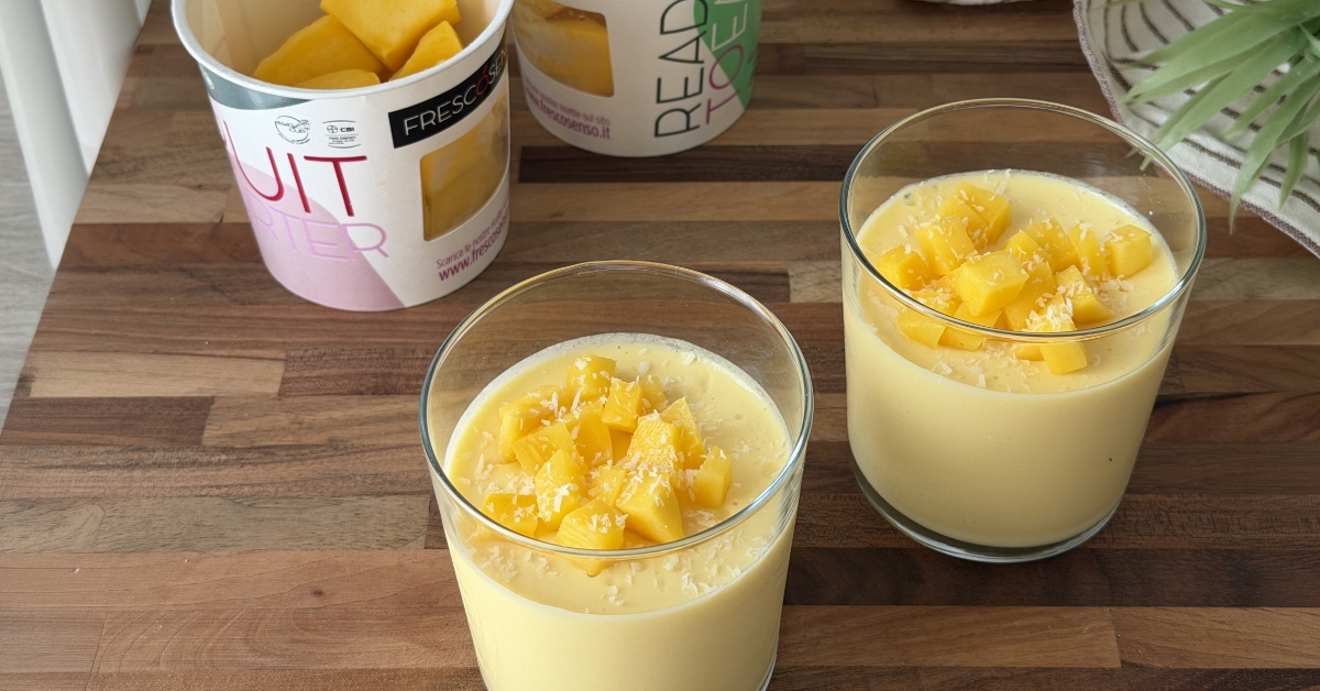 Mousse al mango