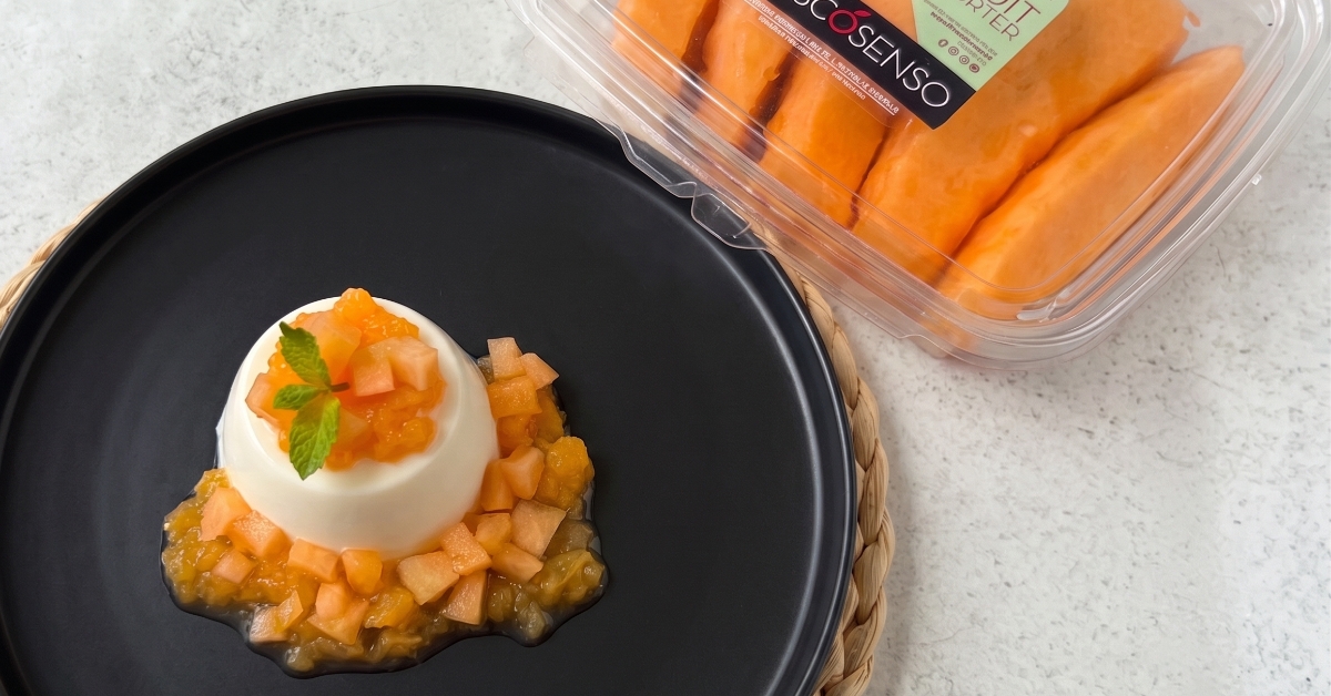 Panna cotta al melone