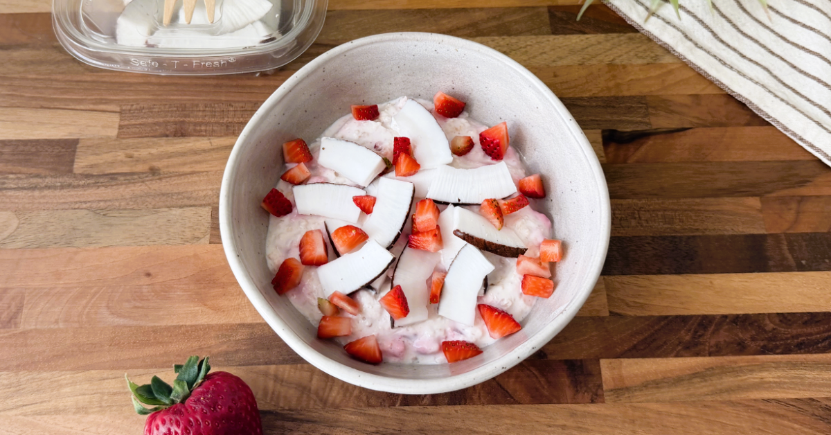 Porridge Fragole e Cocco